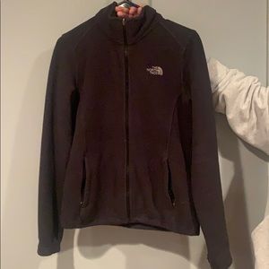 Black the north face coat